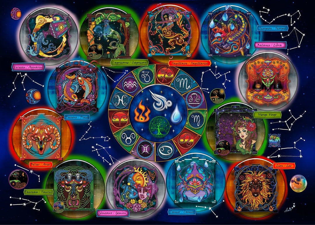 Zodiaque (2000 pcs) CASSE-TÊTE - 2000 morceaux