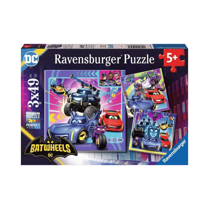 Batwheels (Puzzle 3 x 49 pcs) CASSE-TÊTE - 25-49 morceaux