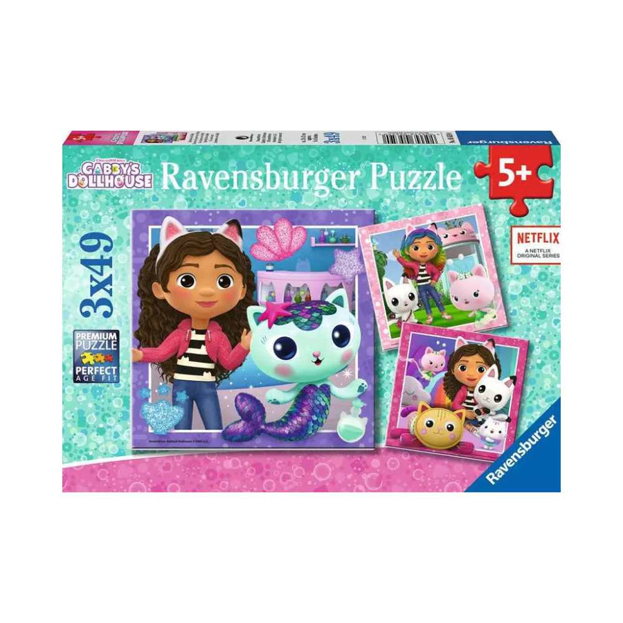 Gabby's Dollhouse (3x49 pcs) CASSE-TÊTE - 25-49 morceaux