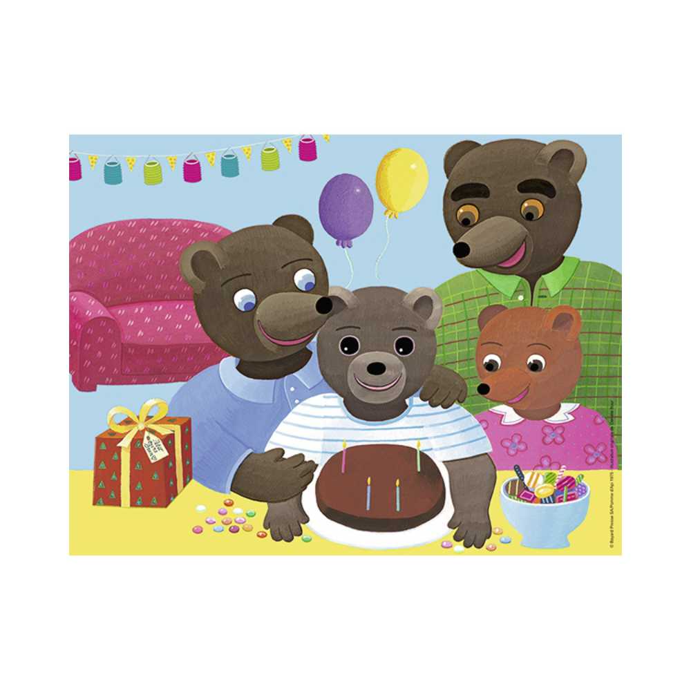 L'anniversaire de Petit Ours brun (30 pcs) CASSE-TÊTE - 25-49 morceaux