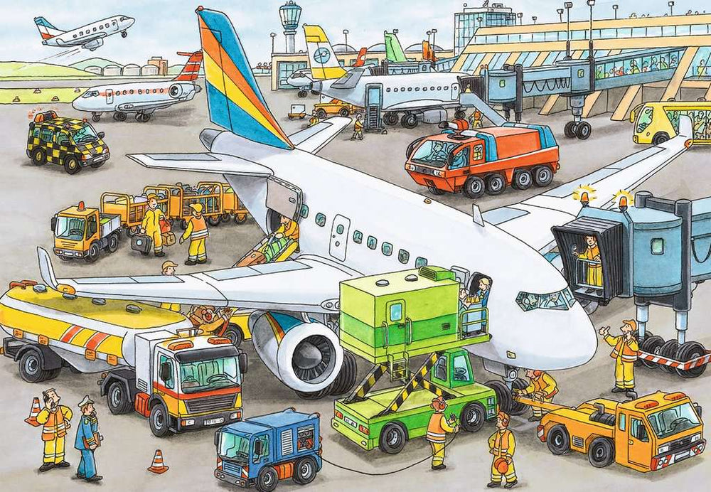 Puzzle 35: L'aéroport CASSE-TÊTE - 25-49 morceaux