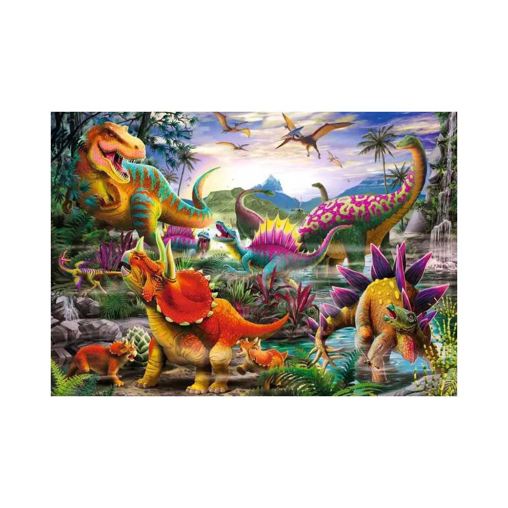 Puzzle 35: T-Rex Terror CASSE-TÊTE - 25-49 morceaux