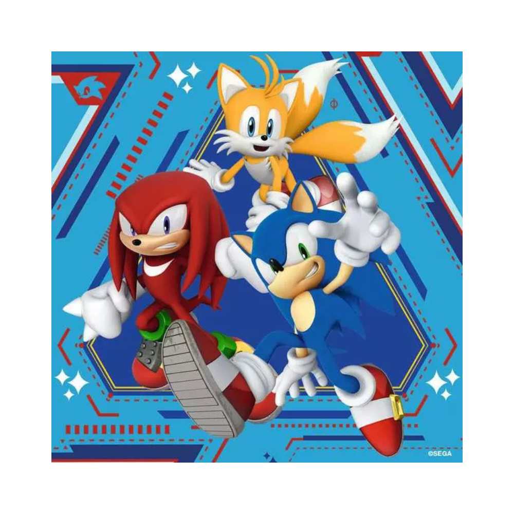 Sonic the Hedgehog (3x49 pcs) CASSE-TÊTE - 25-49 morceaux