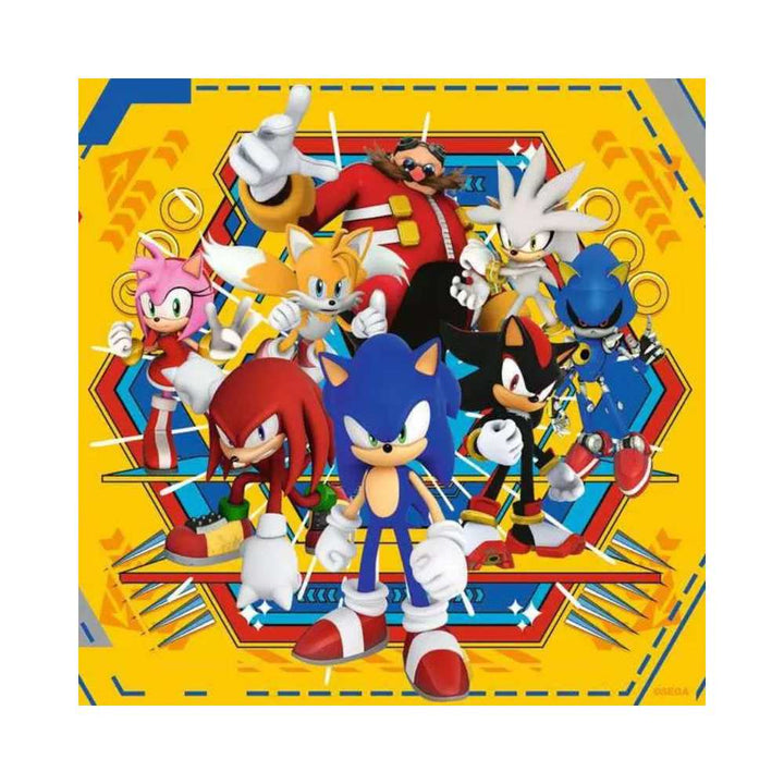 Sonic the Hedgehog (3x49 pcs) CASSE-TÊTE - 25-49 morceaux