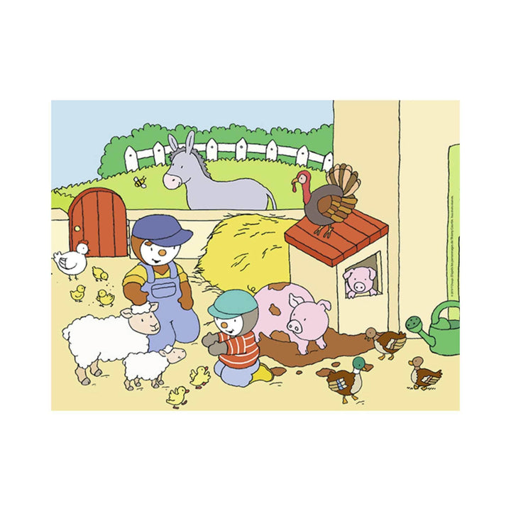 T'choupi a la ferme (30 pcs) CASSE-TÊTE - 25-49 morceaux