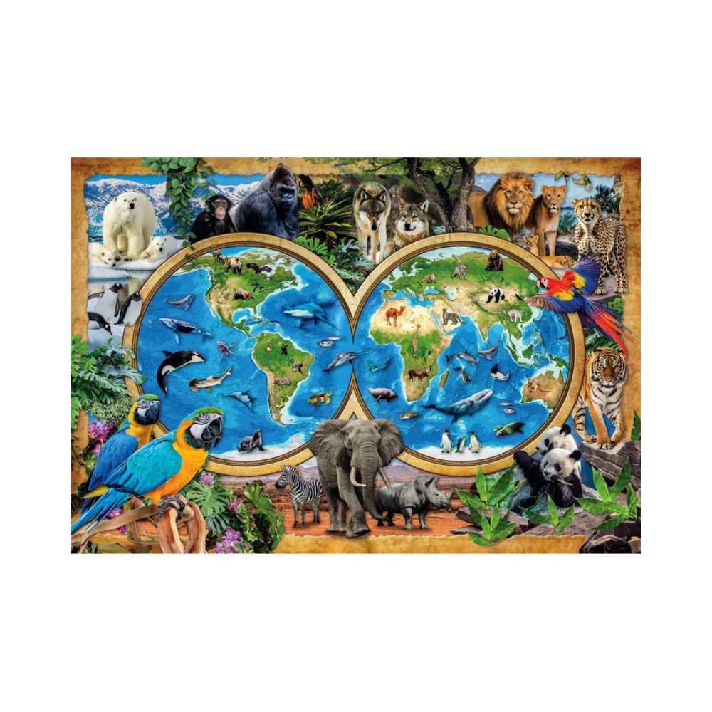 Le monde merveilleux des animaux (300 pcs) CASSE-TÊTE - 300 - 375 morceaux