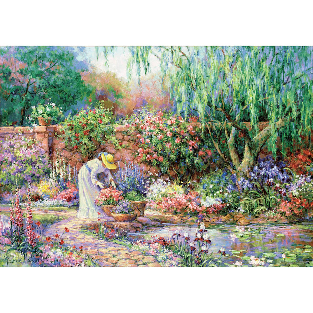 Puzzle 300: Son jardin CASSE-TÊTE - 300 - 375 morceaux