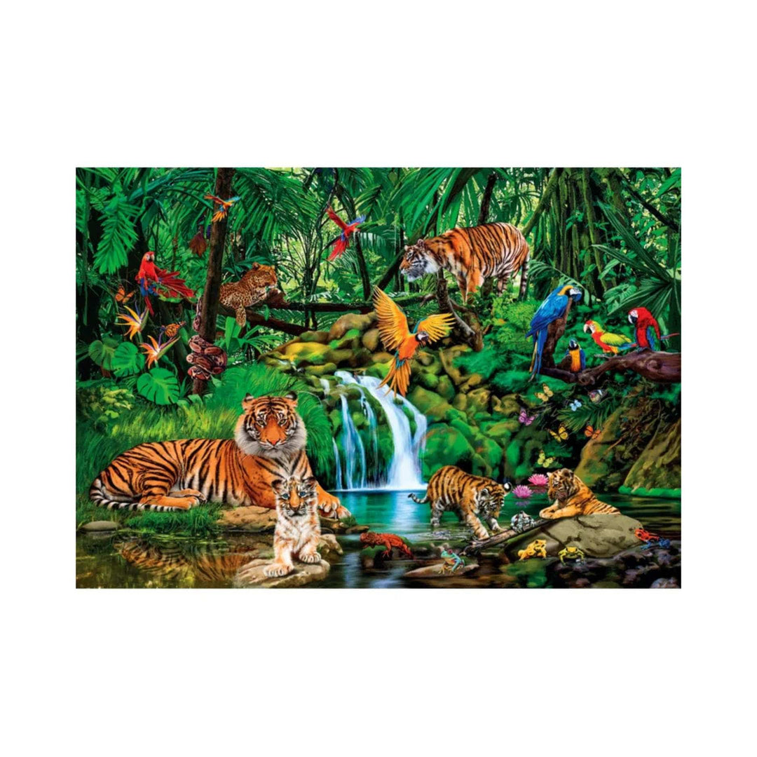 Retraite dans la jungle (300 pcs) CASSE-TÊTE - 300 - 375 morceaux