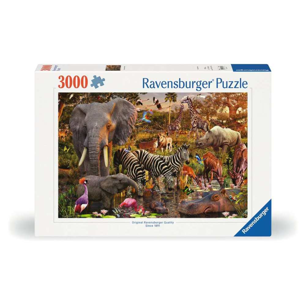 Puzzle 3000: Animaux du continent africain CASSE-TÊTE - 3000 morceaux