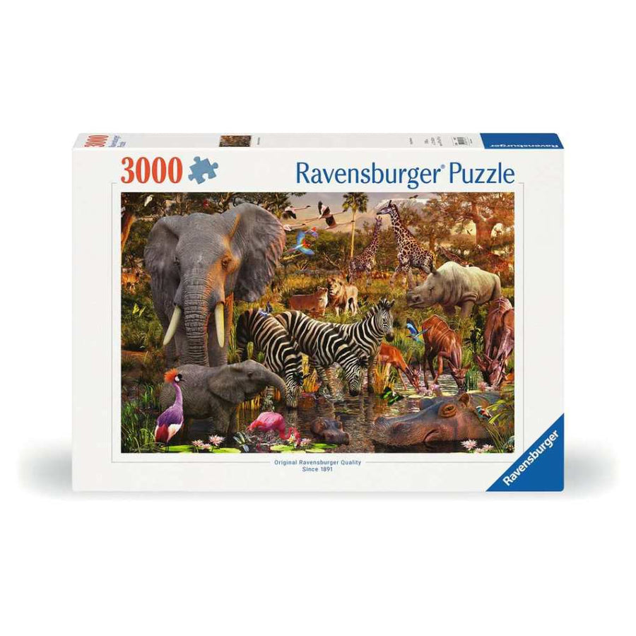 Puzzle 3000: Animaux du continent africain CASSE-TÊTE - 3000 morceaux