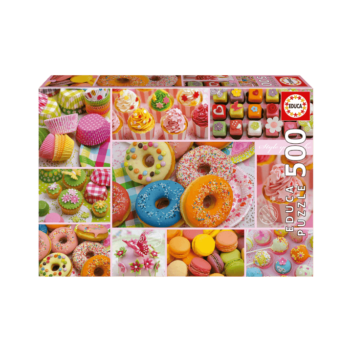 Collage douceurs de fête | Sweet Party Collage (Puzzle 500 pcs) CASSE-TÊTE - 400 - 550 morceaux