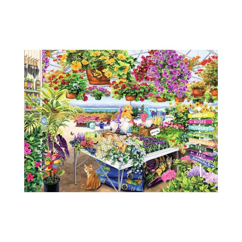 Glorious Garden Center (500 pcs) CASSE-TÊTE - 400 - 550 morceaux