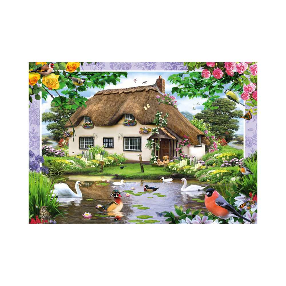 Maison de campagne romantique (500 pcs) CASSE-TÊTE - 400 - 550 morceaux
