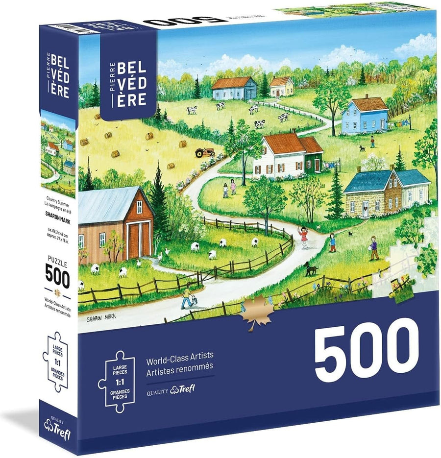 Mark - Campagne en été (500 pcs) CASSE-TÊTE - 400 - 550 morceaux