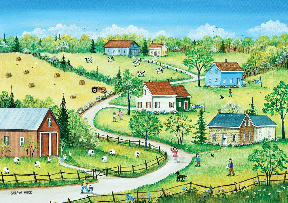 Mark - Campagne en été (500 pcs) CASSE-TÊTE - 400 - 550 morceaux
