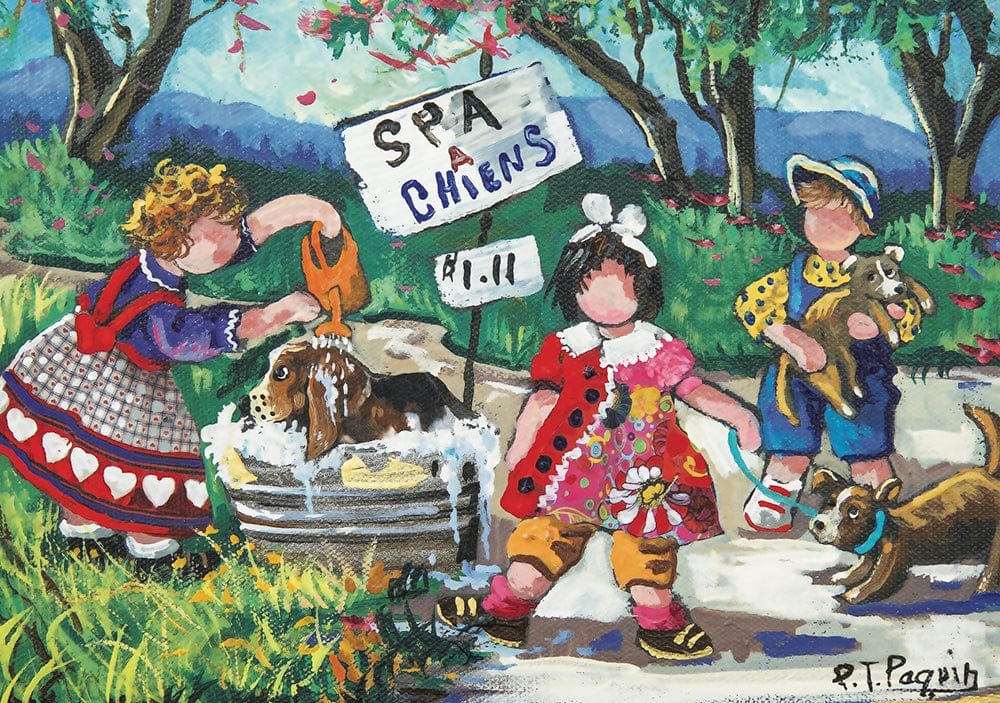 P. Paquin - Spa à chiens (500 pcs) CASSE-TÊTE - 400 - 550 morceaux