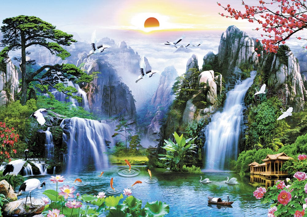 Paysage imaginaire (gp) (500 pcs) CASSE-TÊTE - 400 - 550 morceaux