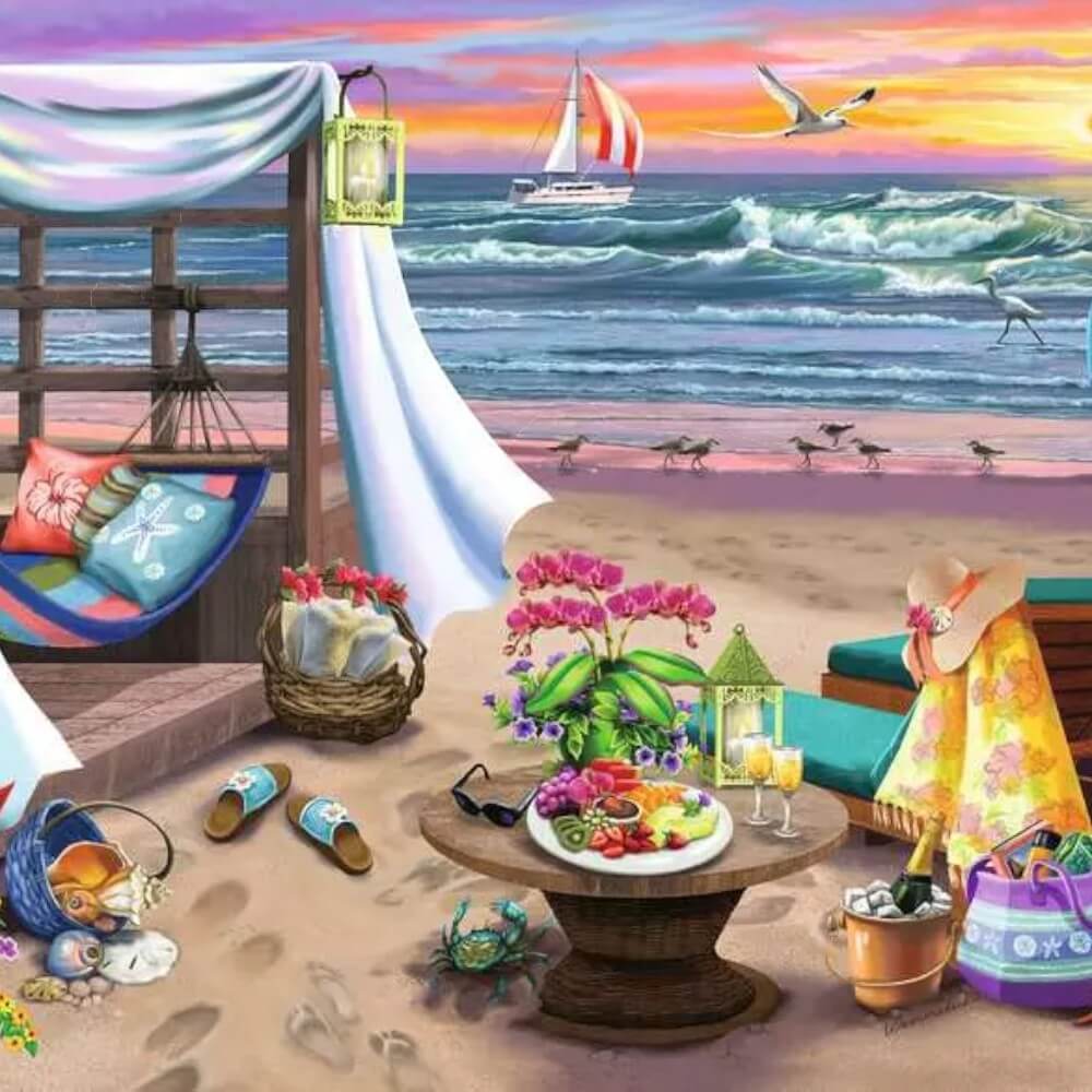 Puzzle 500: Cabana Retreat CASSE-TÊTE - 400 - 550 morceaux