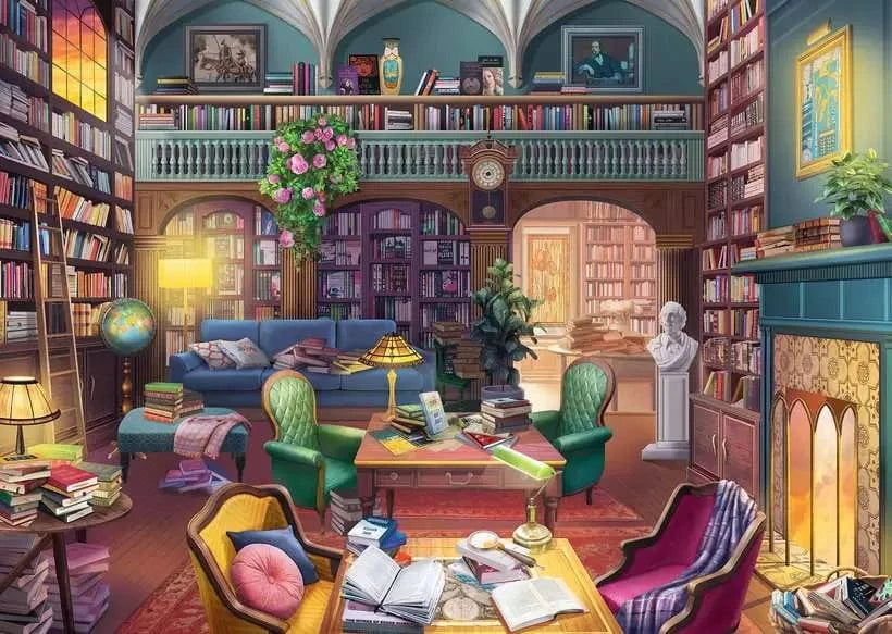 Puzzle 500: Dream Library CASSE-TÊTE - 400 - 550 morceaux