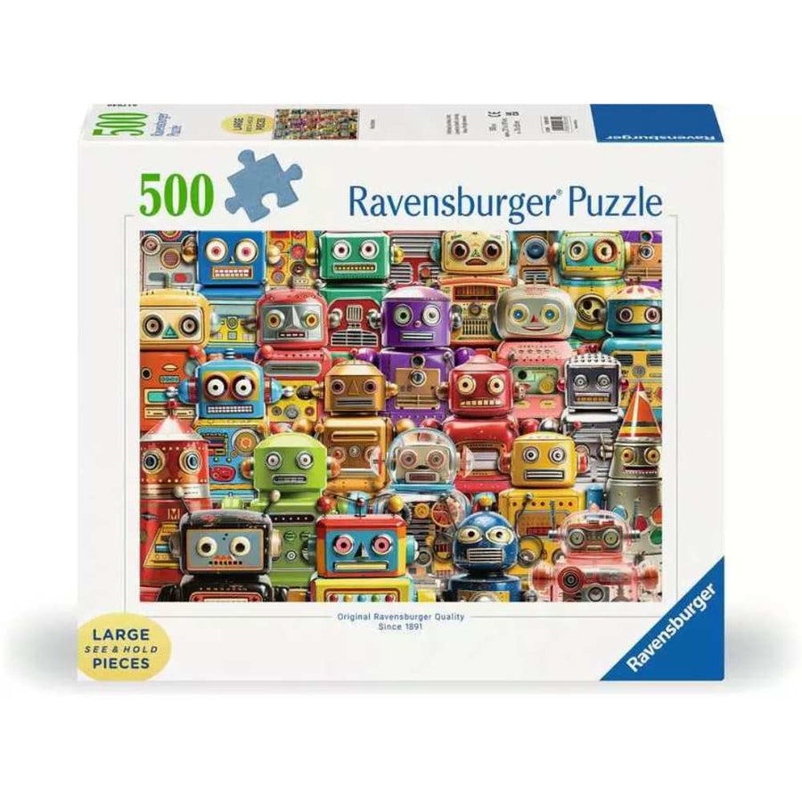Retro Robots (500 pcs) CASSE-TÊTE - 400 - 550 morceaux