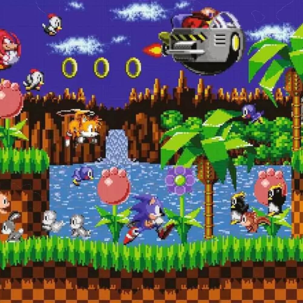Sonic the Hedgehog (Puzzle 500 pcs) CASSE-TÊTE - 400 - 550 morceaux