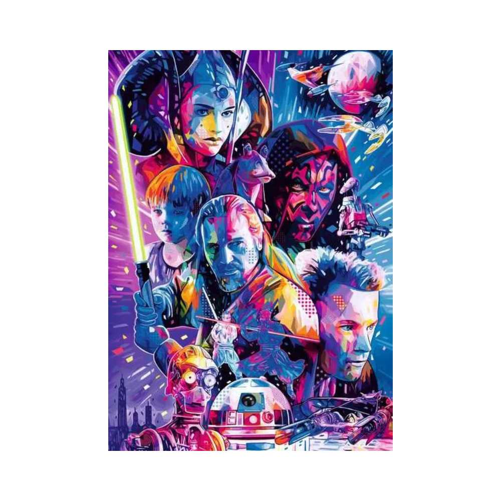 Star Wars: The Phantom Menace 500 pc Large (500 pcs) CASSE-TÊTE - 400 - 550 morceaux