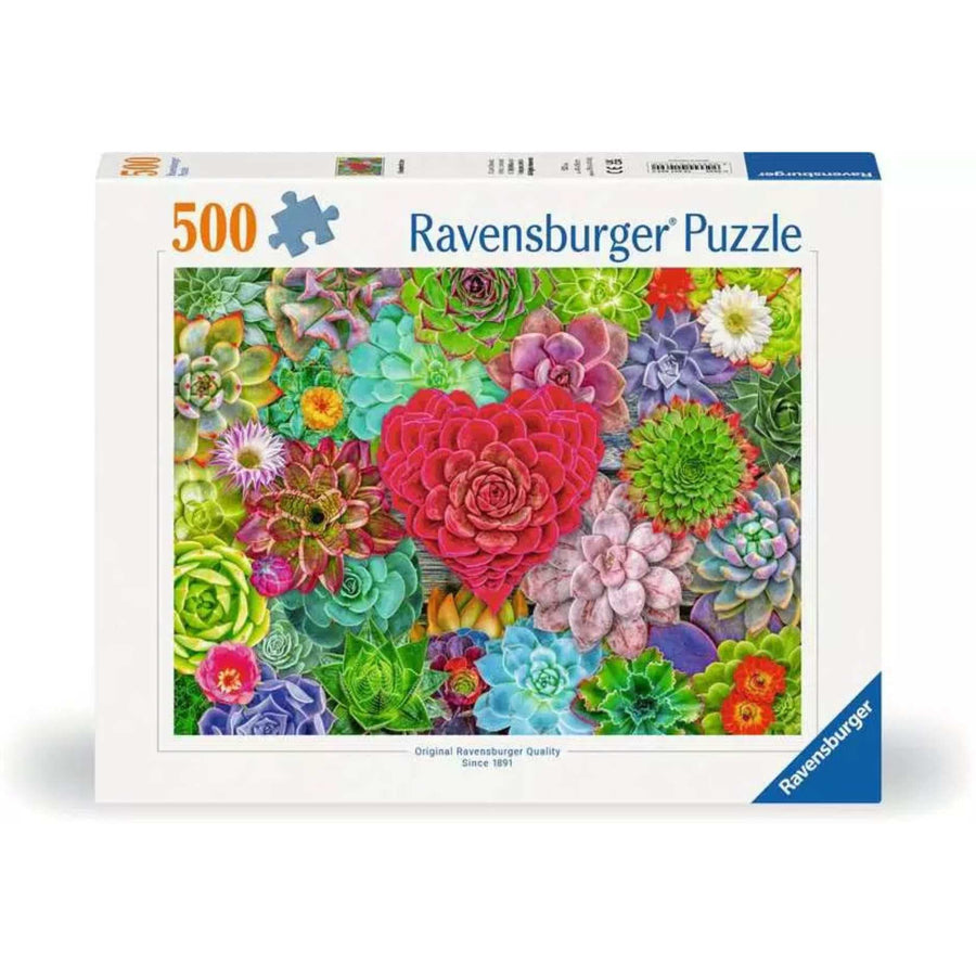 Succulent Love (500 pcs) CASSE-TÊTE - 400 - 550 morceaux