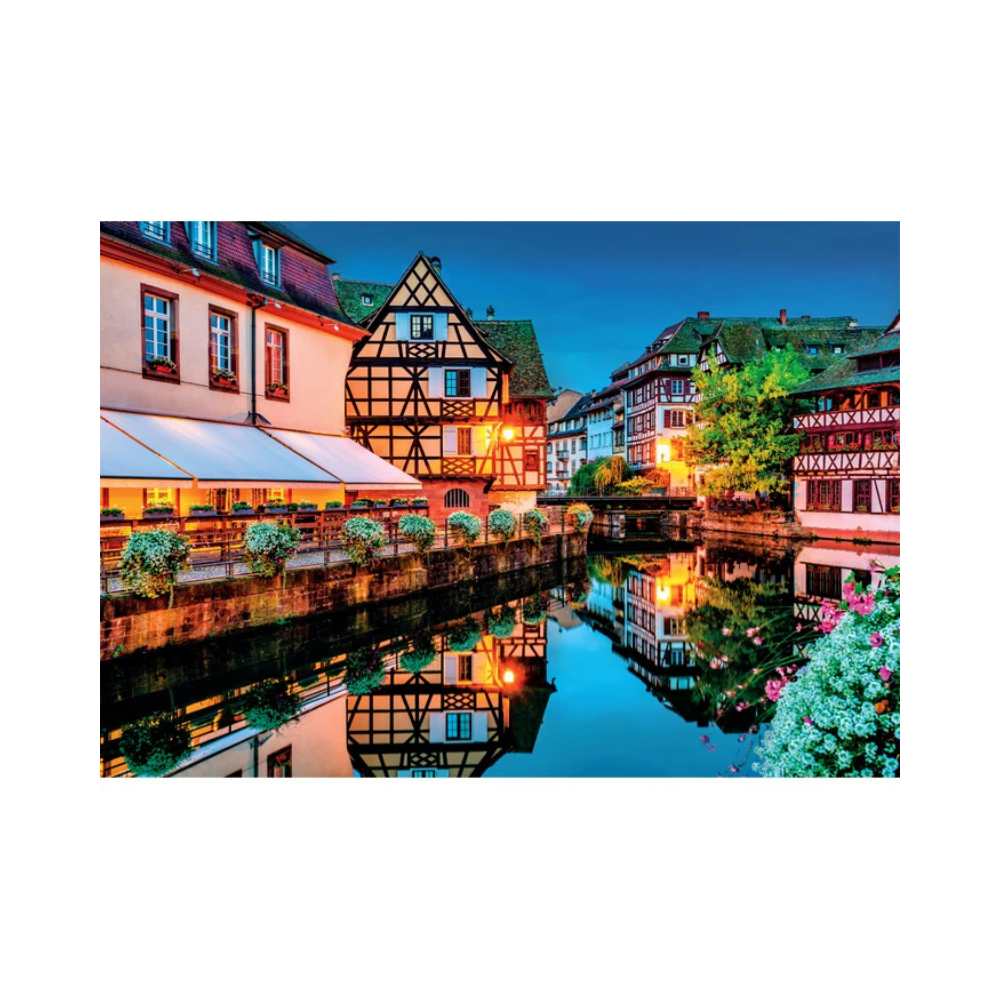 Vieille ville de Strasbourg (500 pcs) CASSE-TÊTE - 400 - 550 morceaux
