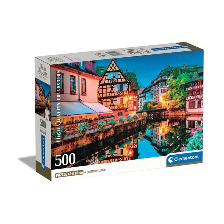 Vieille ville de Strasbourg (500 pcs) CASSE-TÊTE - 400 - 550 morceaux