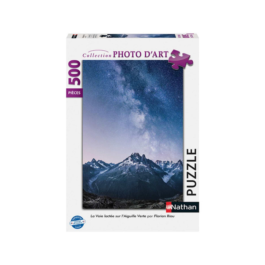 Voie lactée sur l'Aiguille verte (500 pcs) CASSE-TÊTE - 400 - 550 morceaux