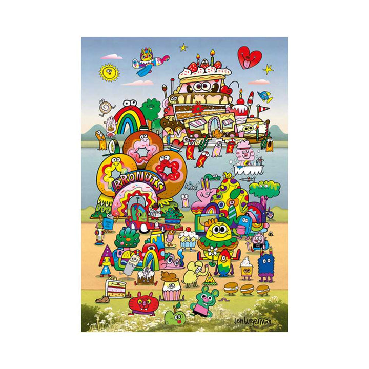 With Jon Burgerman (500 pcs) CASSE-TÊTE - 400 - 550 morceaux