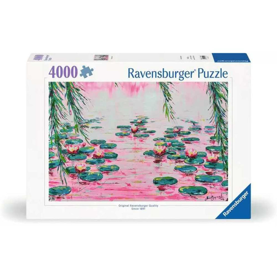 Pink Water Lilies (4000 pcs) CASSE-TÊTE - 4000 morceaux
