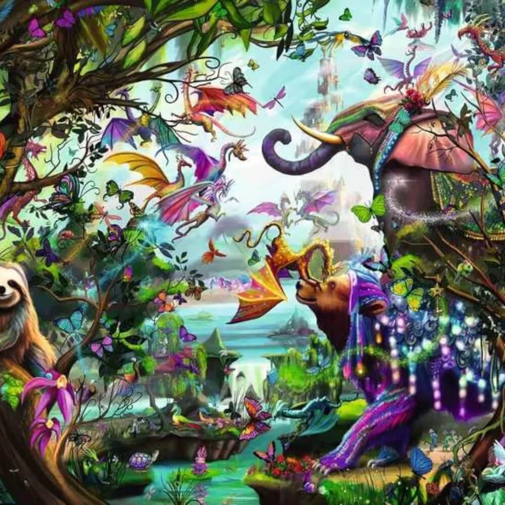 Tropical Dragons (Puzzle 4000 pcs) CASSE-TÊTE - 4000 morceaux