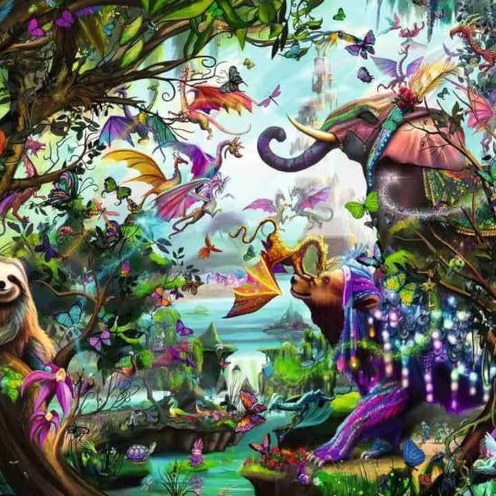 Tropical Dragons (Puzzle 4000 pcs) CASSE-TÊTE - 4000 morceaux