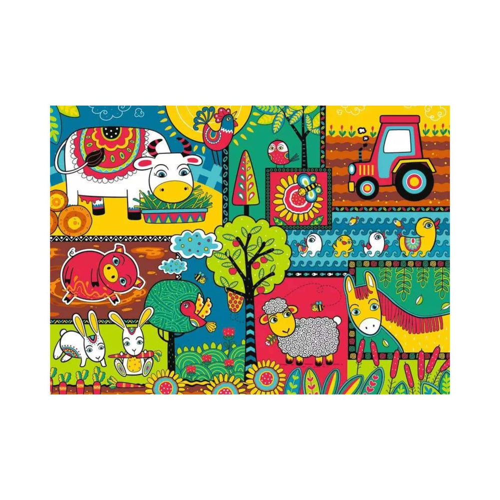 A Day at the Farm (60 pcs) CASSE-TÊTE - 50 - 99 morceaux