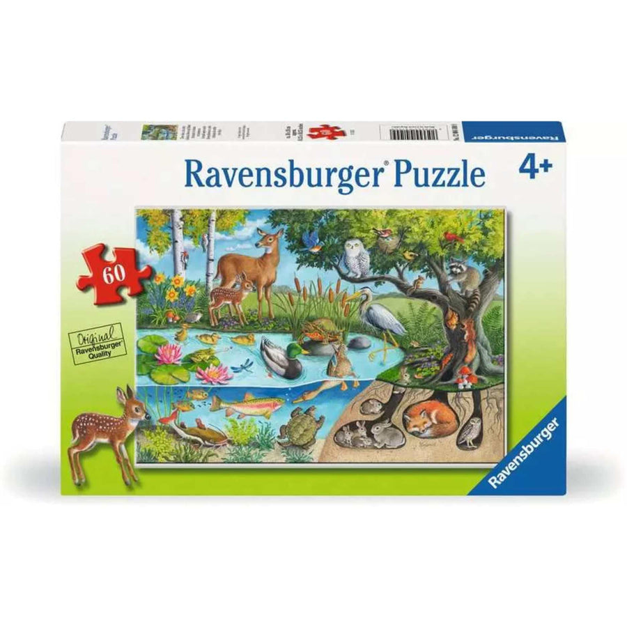 Animals Above and Below (60 pcs) CASSE-TÊTE - 50 - 99 morceaux