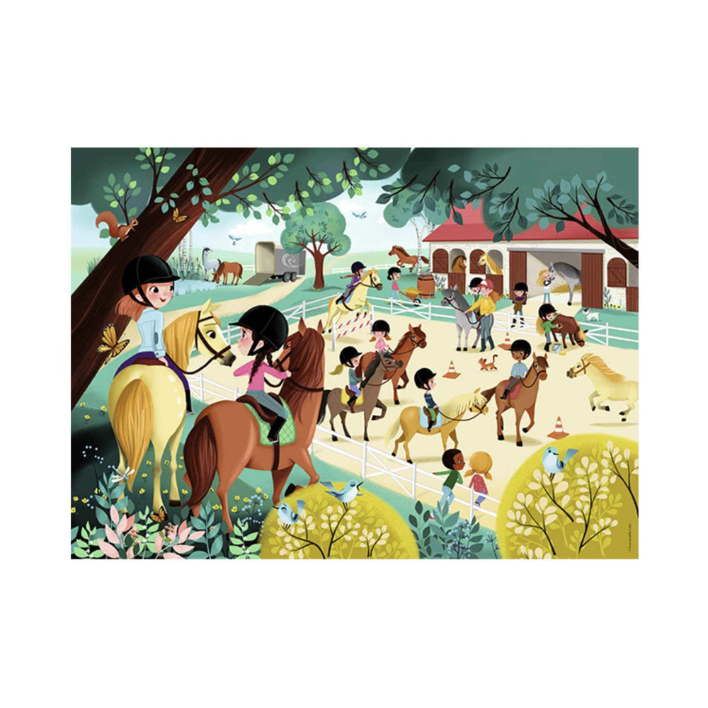 Bienvenue au centre equestre (60 pcs) CASSE-TÊTE - 50 - 99 morceaux