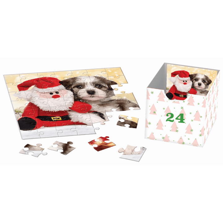 Christmas Paws - Advent Calendar (24x50 pcs) CASSE-TÊTE - 50 - 99 morceaux