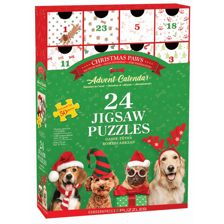 Christmas Paws - Advent Calendar (24x50 pcs) CASSE-TÊTE - 50 - 99 morceaux