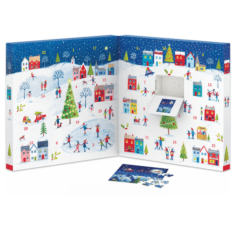Christmas Town - Advent Calendar (24x50 pcs) CASSE-TÊTE - 50 - 99 morceaux