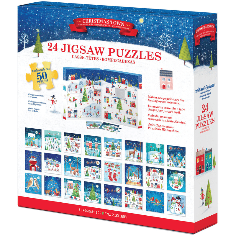 Christmas Town - Advent Calendar (24x50 pcs) CASSE-TÊTE - 50 - 99 morceaux