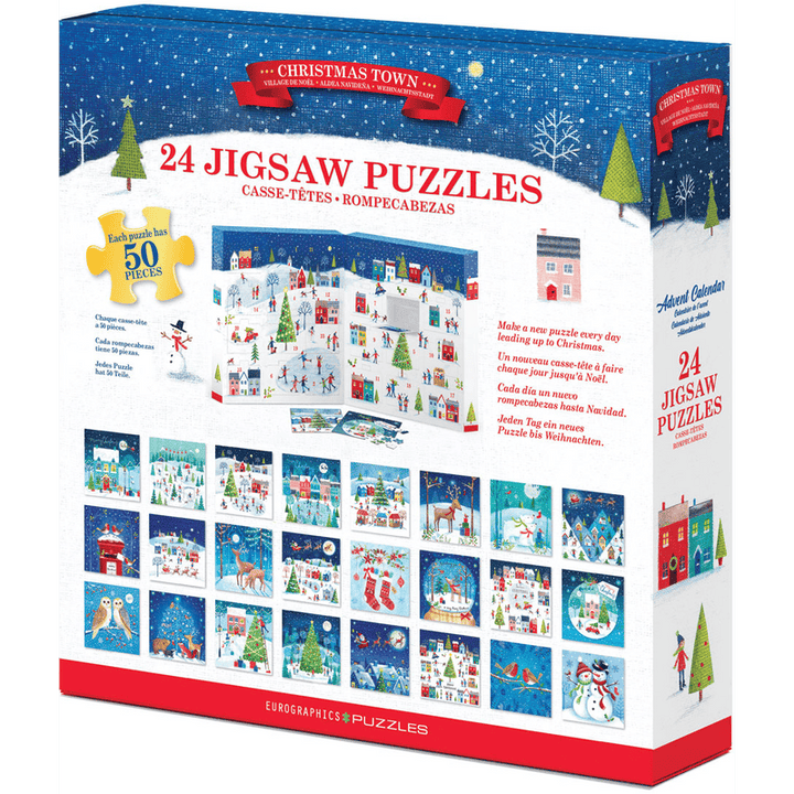 Christmas Town - Advent Calendar (24x50 pcs) CASSE-TÊTE - 50 - 99 morceaux