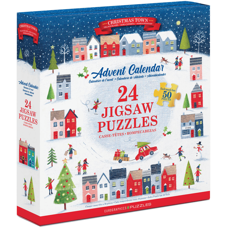 Christmas Town - Advent Calendar (24x50 pcs) CASSE-TÊTE - 50 - 99 morceaux