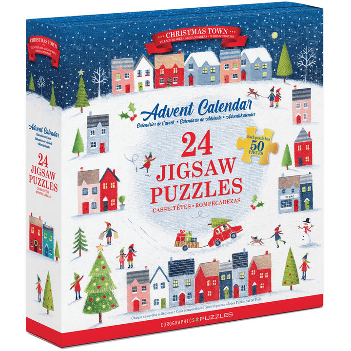 Christmas Town - Advent Calendar (24x50 pcs) CASSE-TÊTE - 50 - 99 morceaux