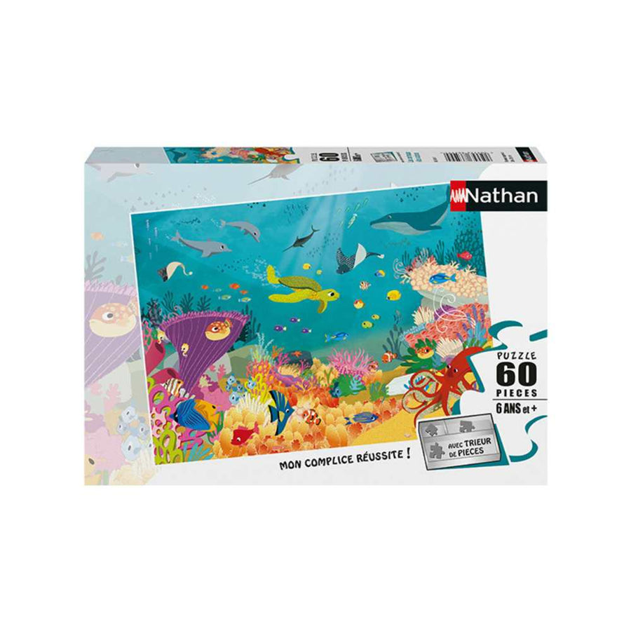 Les animaux des océans (60 pcs) CASSE-TÊTE - 50 - 99 morceaux