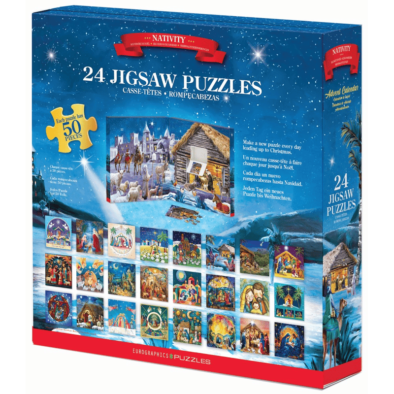 Nativity - Advent Calendar (24x50 pcs) CASSE-TÊTE - 50 - 99 morceaux