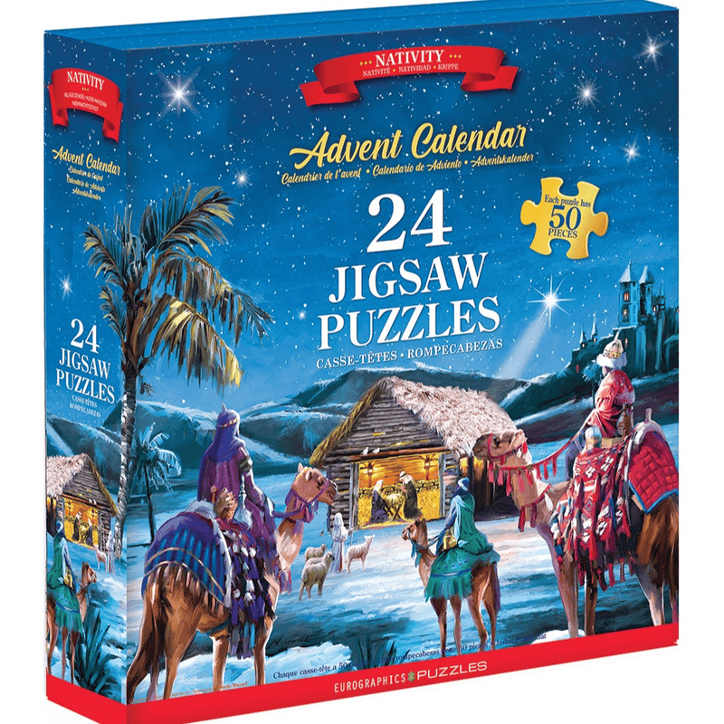 Nativity - Advent Calendar (24x50 pcs) CASSE-TÊTE - 50 - 99 morceaux