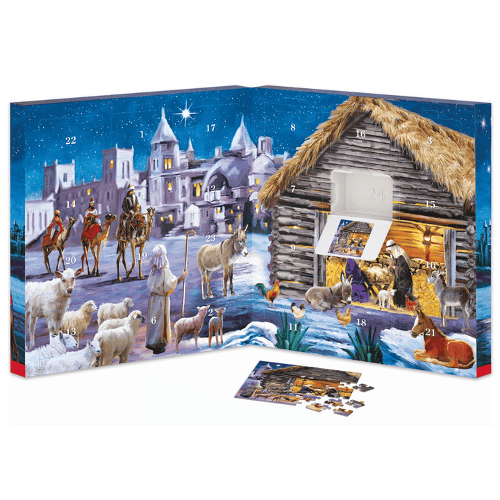 Nativity - Advent Calendar (24x50 pcs) CASSE-TÊTE - 50 - 99 morceaux