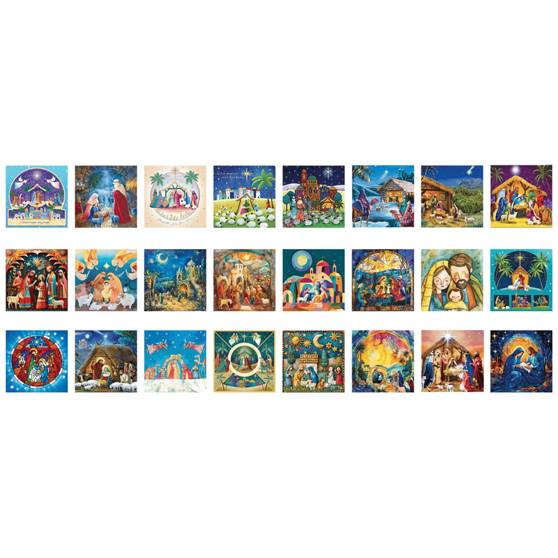 Nativity - Advent Calendar (24x50 pcs) CASSE-TÊTE - 50 - 99 morceaux