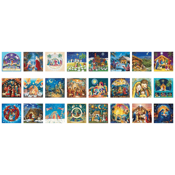 Nativity - Advent Calendar (24x50 pcs) CASSE-TÊTE - 50 - 99 morceaux